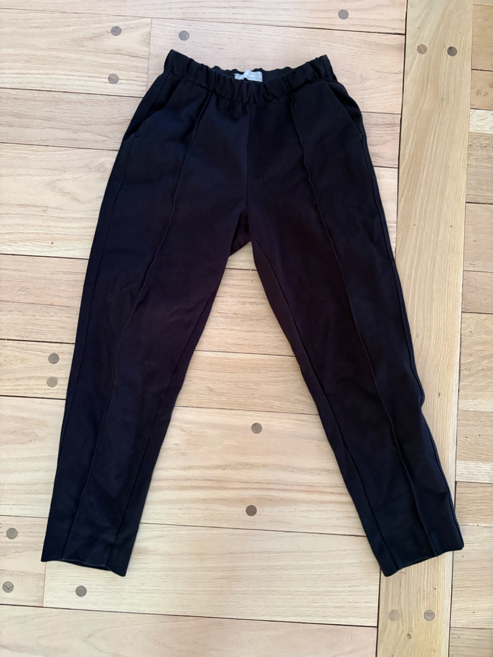 Everlane Black trousers with Branded Waist Tag
